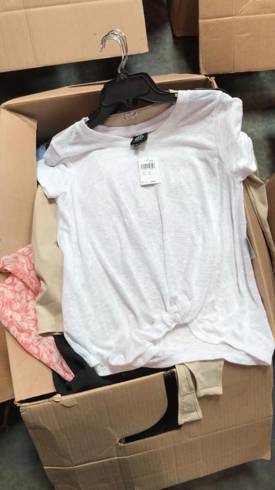 Northstorm clothing pallets - Shell Liquidations
